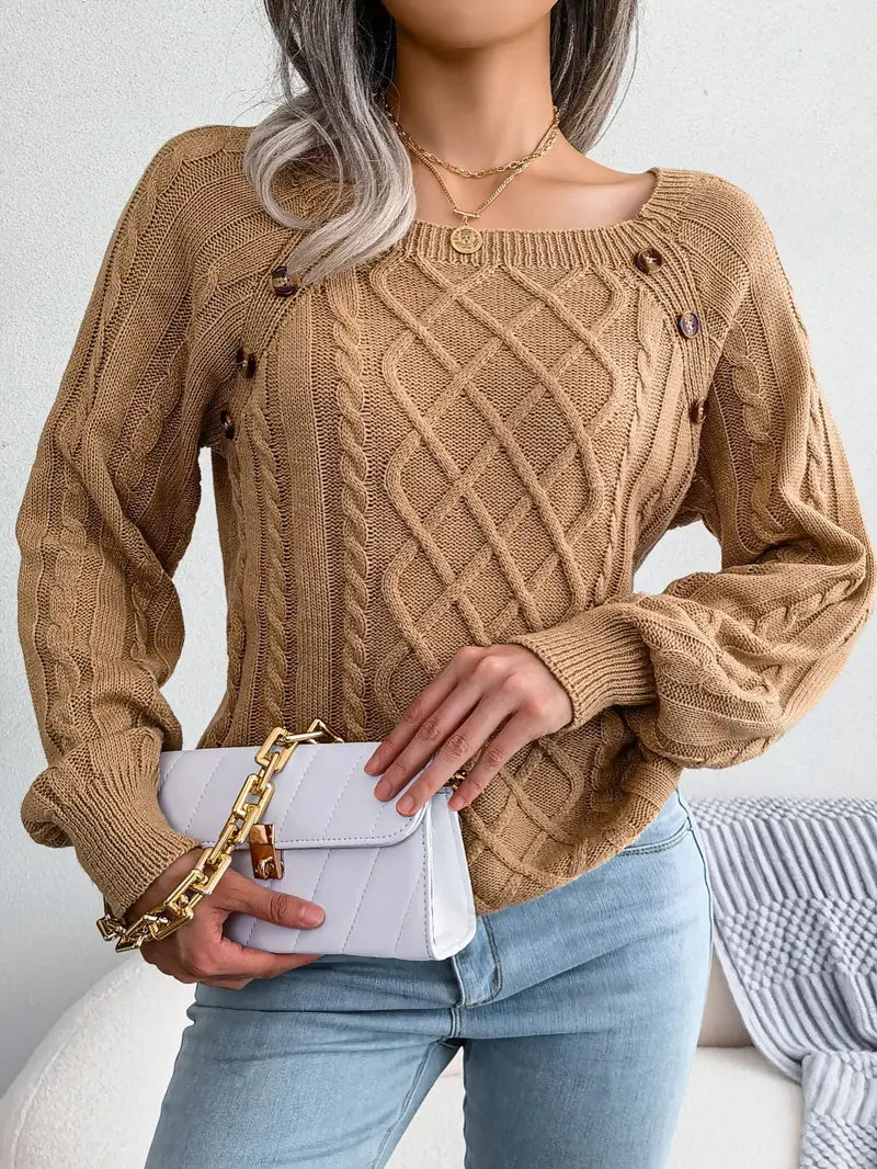 Vintage Inspired Sweater with a Contemporary Edge