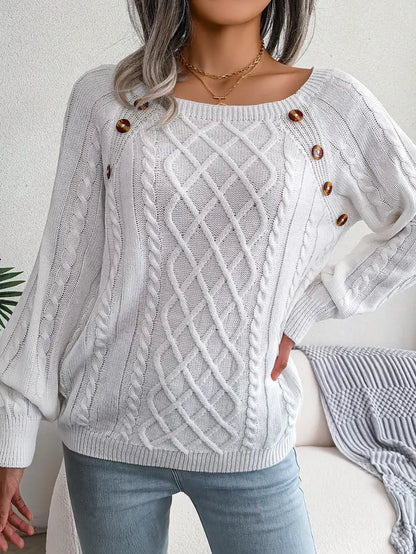 Vintage Inspired Sweater with a Contemporary Edge