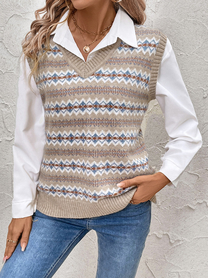 Vintage Inspired Sweater with a Contemporary Edge