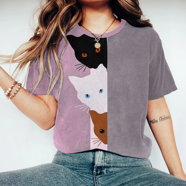 Ajaton vintage-tyyli T-Paita