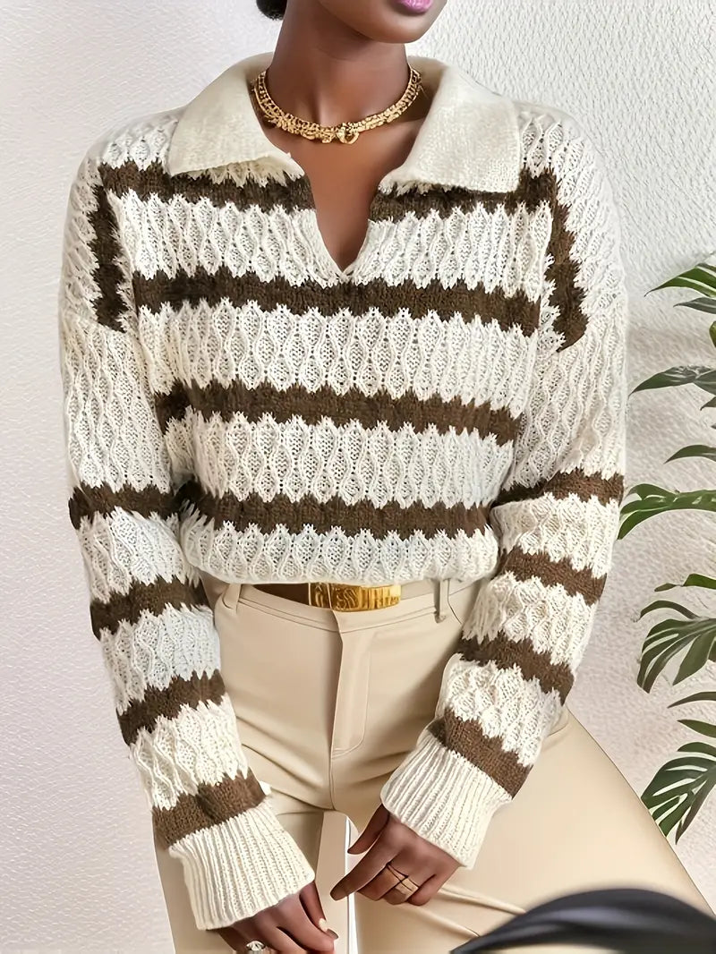 Classic Vintage Sweater with a Flattering Fit