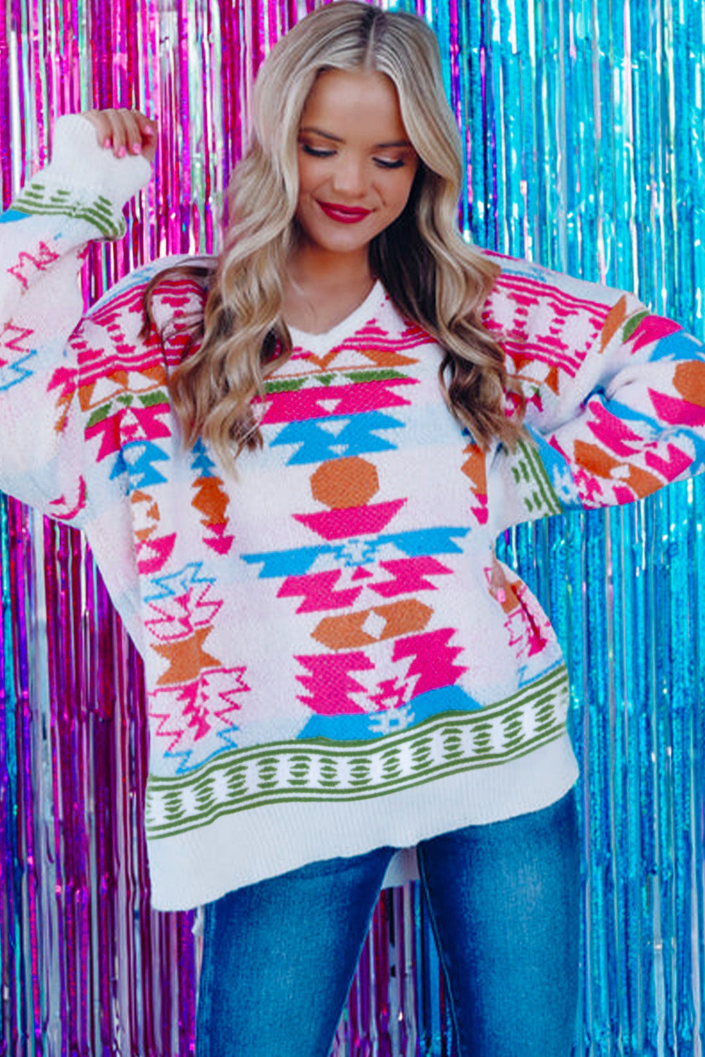 A Vintage Style Sweater with Delicate Timeless Details