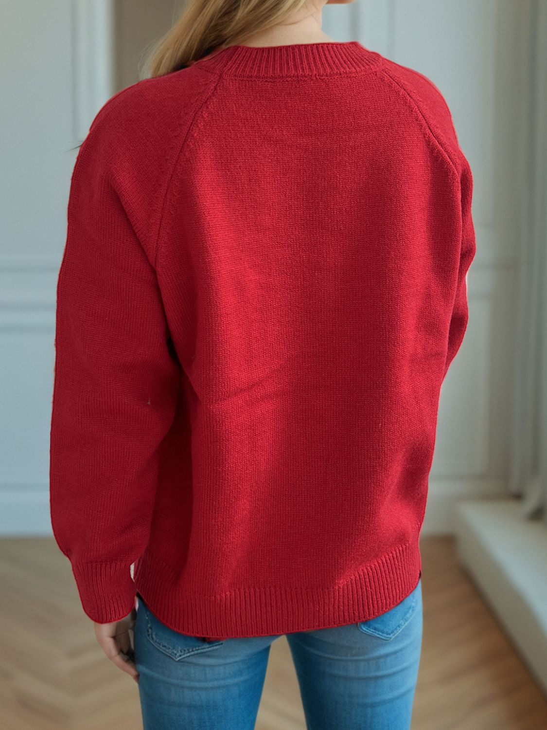 A Vintage Style Sweater with Delicate Timeless Details