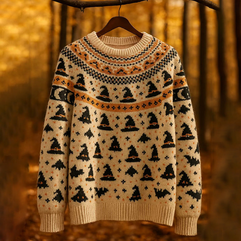 Sulokkaasti suunniteltu Villapaita