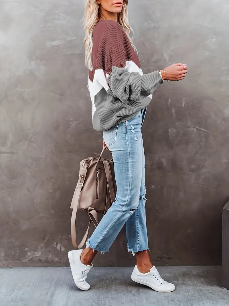 Vintage Inspired Sweater with a Contemporary Edge