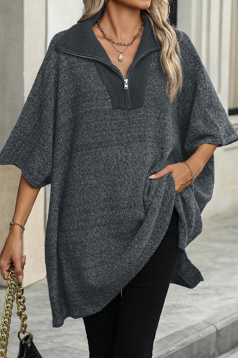 Sulokkaasti suunniteltu Villapaita