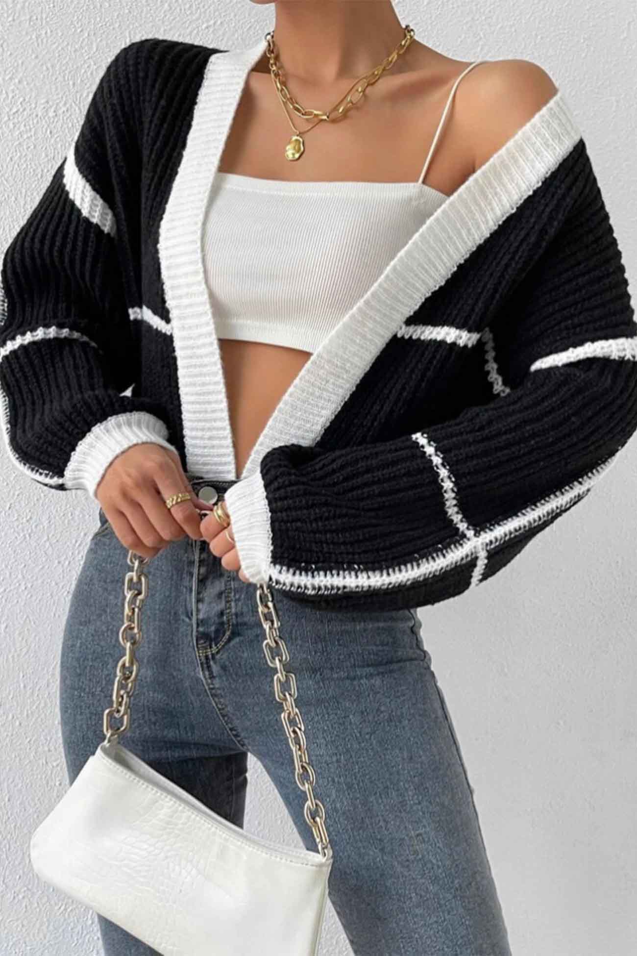 Classic Vintage Cardigan with a Flattering Fit