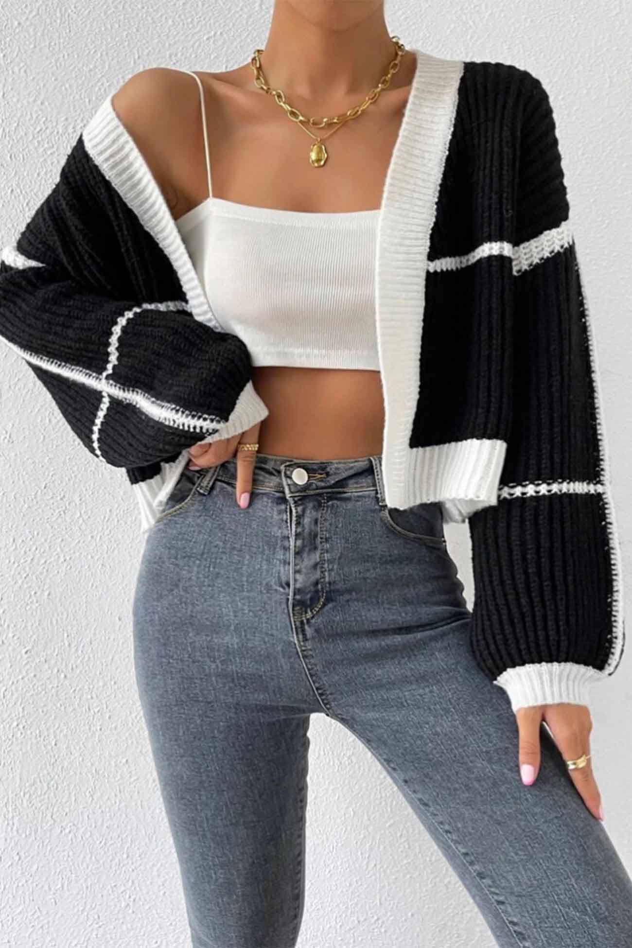 Classic Vintage Cardigan with a Flattering Fit