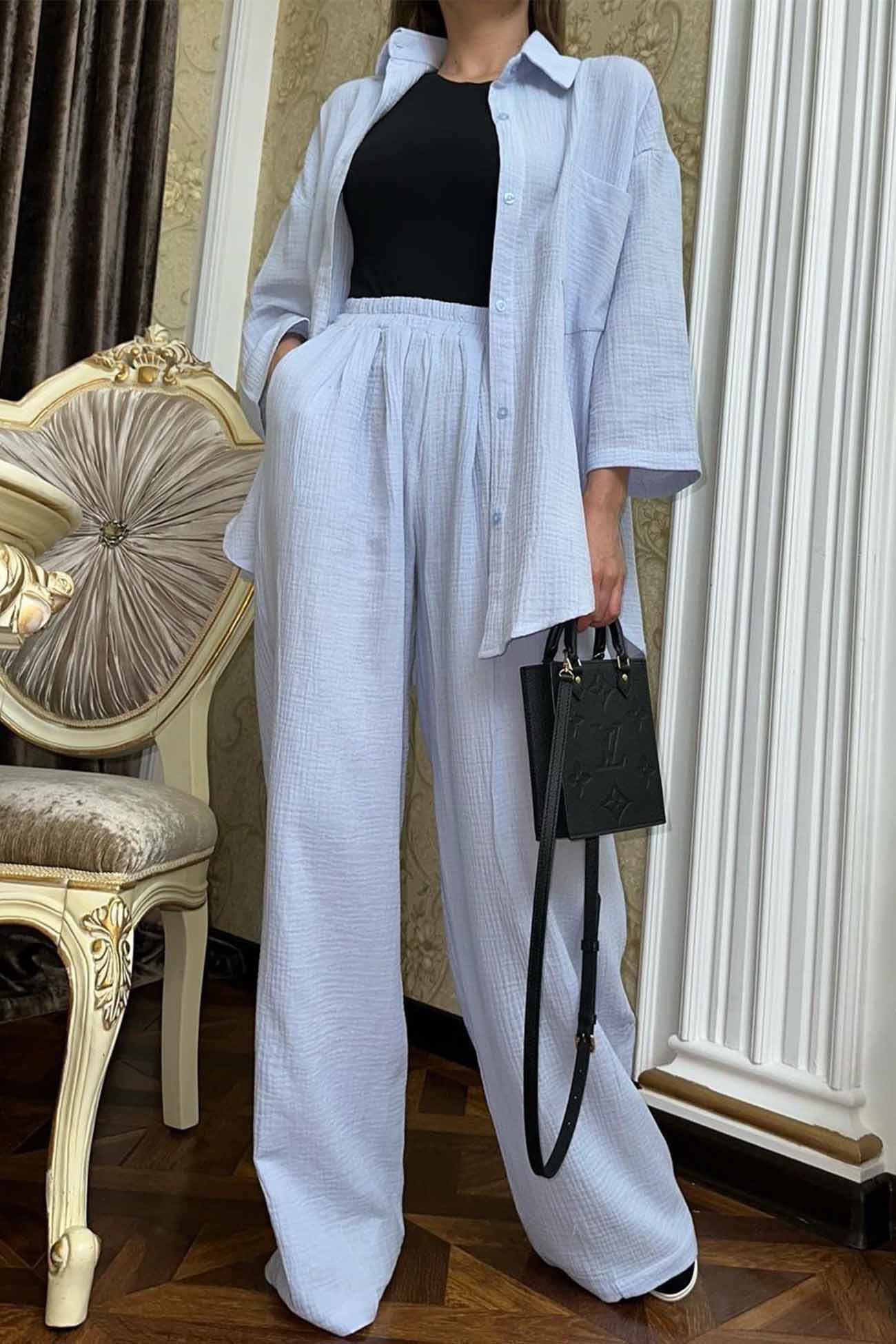 A Vintage Style Pants with Delicate Timeless Details