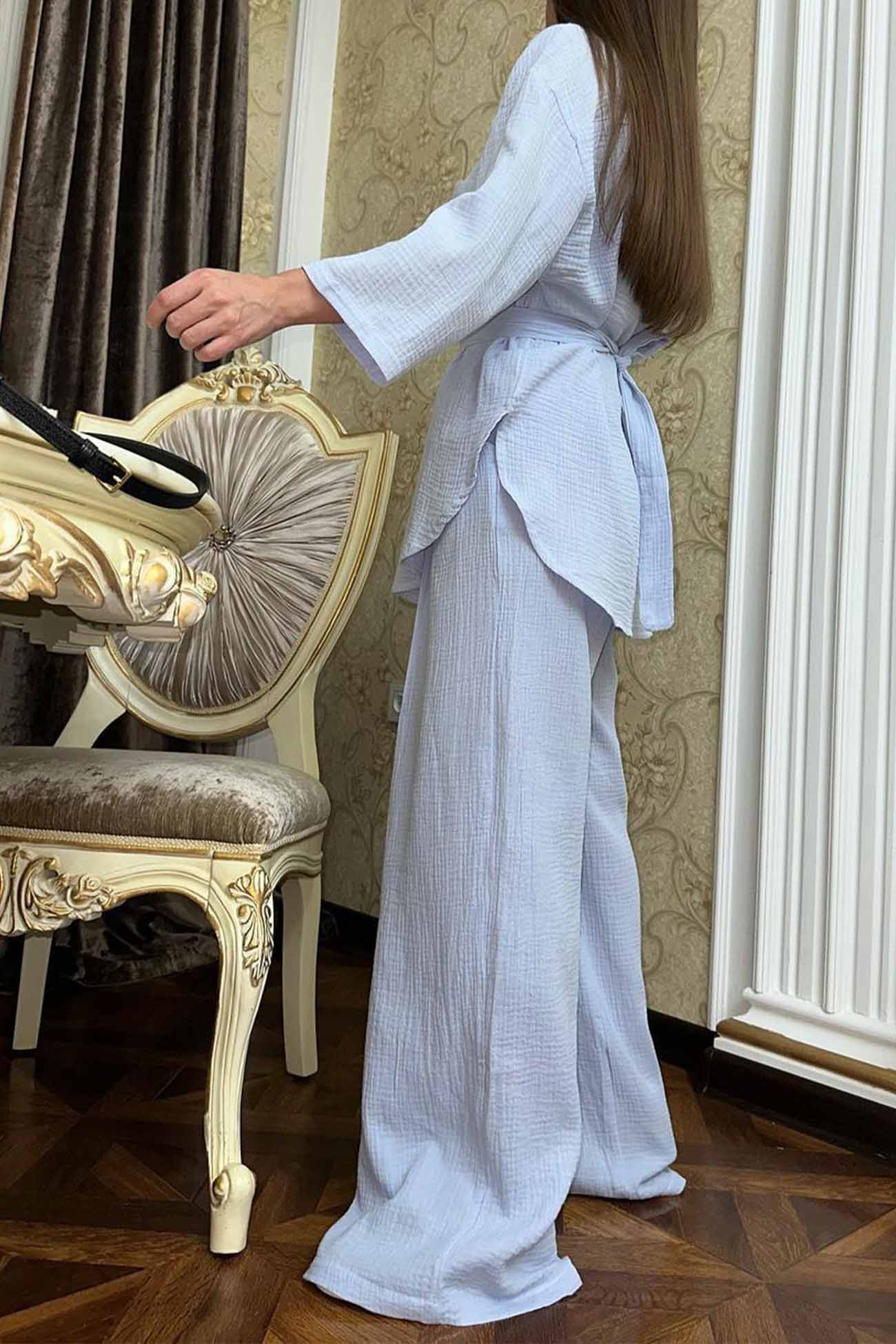 A Vintage Style Pants with Delicate Timeless Details