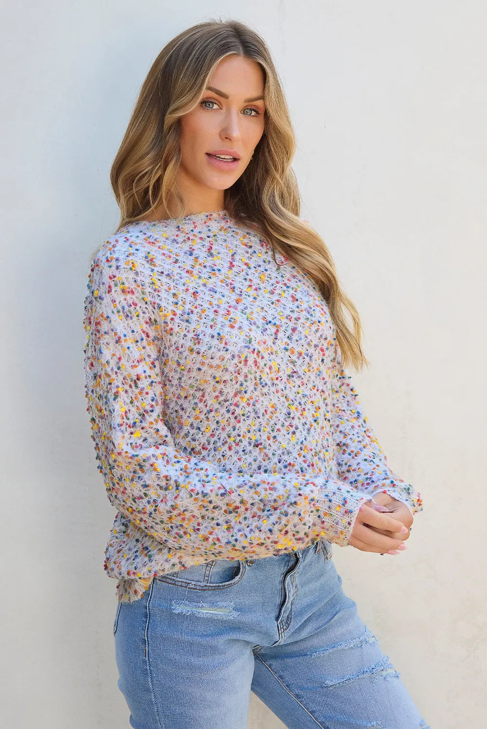 Well Tailored Sweater with a Graceful Silhouette