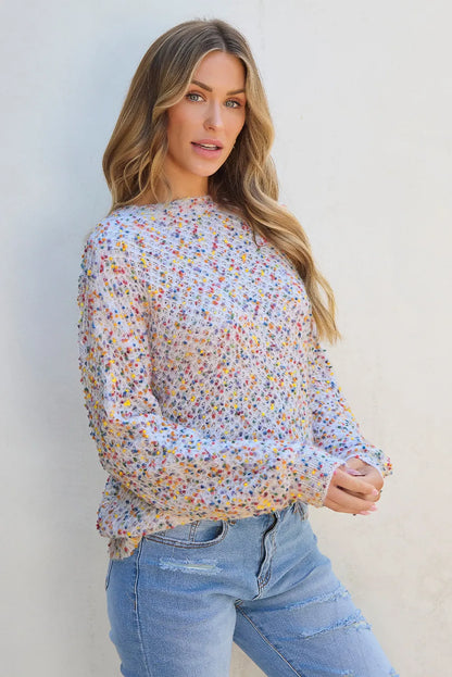 Well Tailored Sweater with a Graceful Silhouette