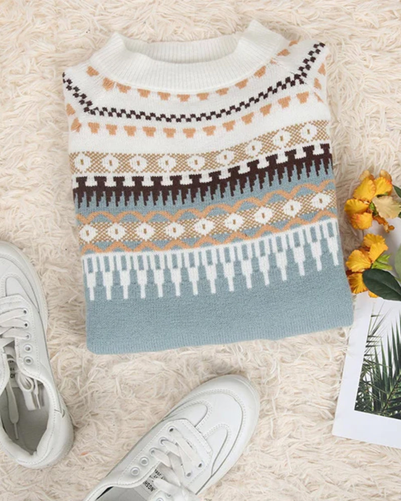 Classic Vintage Sweater with a Flattering Fit