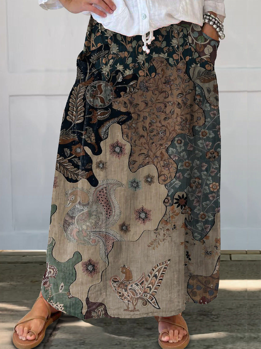 Women's Art Painting Hippie Print Skirt