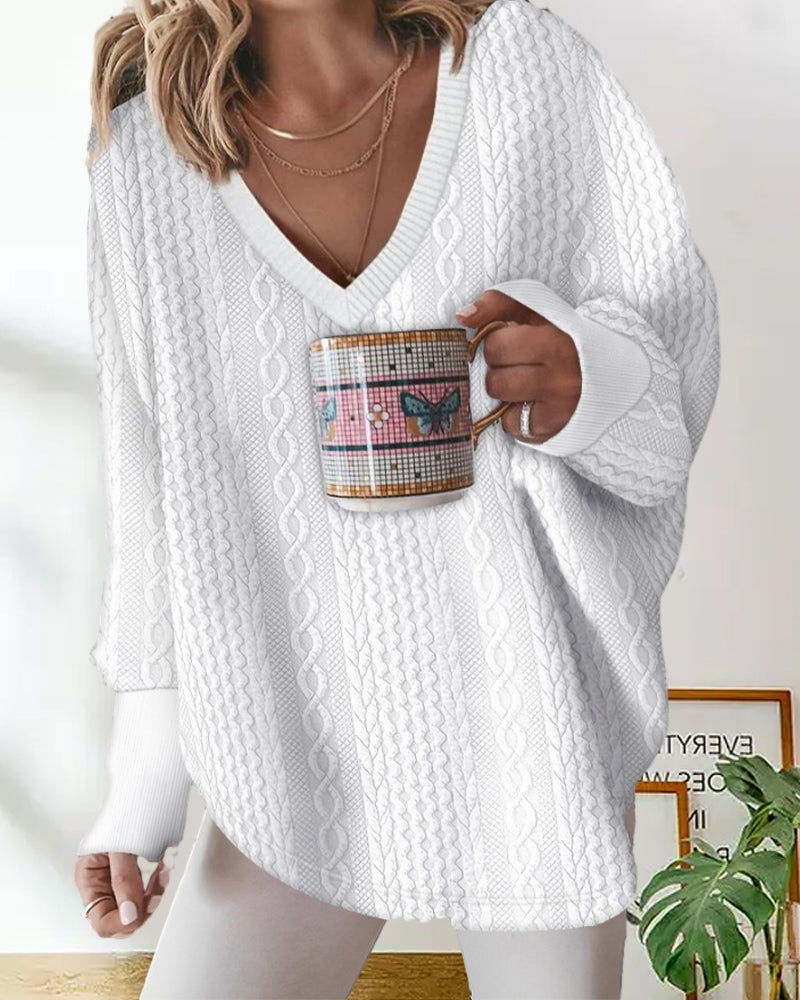 A Vintage Style Pullover with Delicate Timeless Details