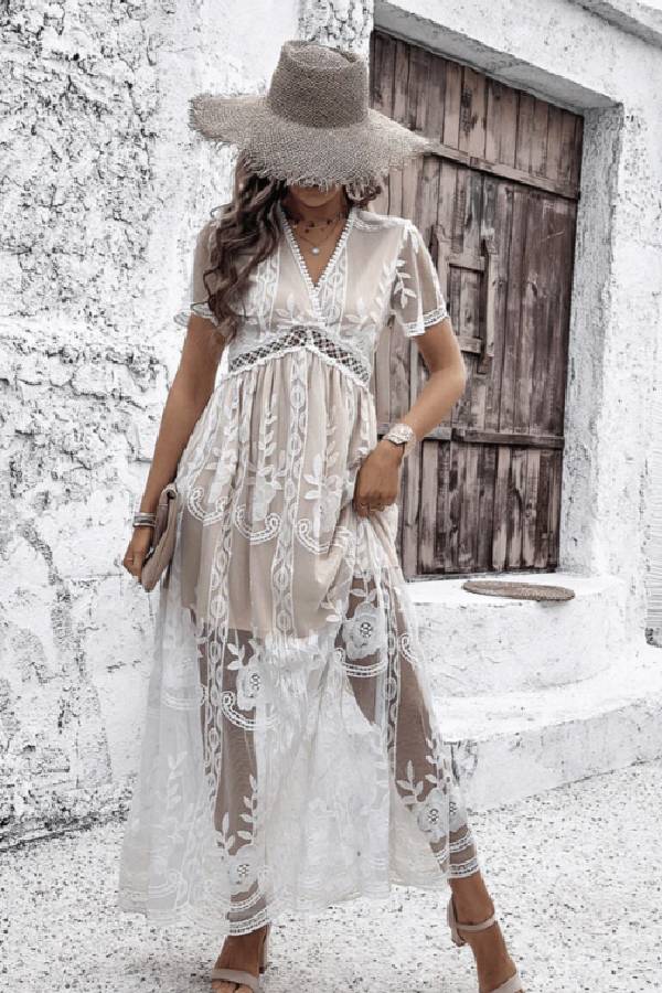 A Vintage Style Dress with Delicate Timeless Details