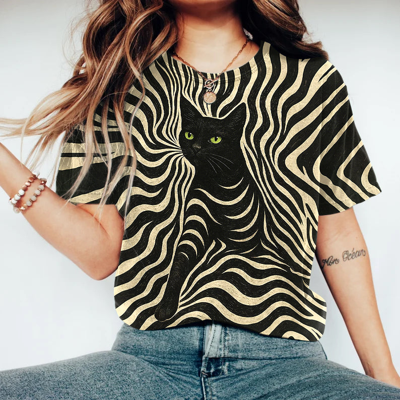 Ajaton vintage-tyyli T-Paita