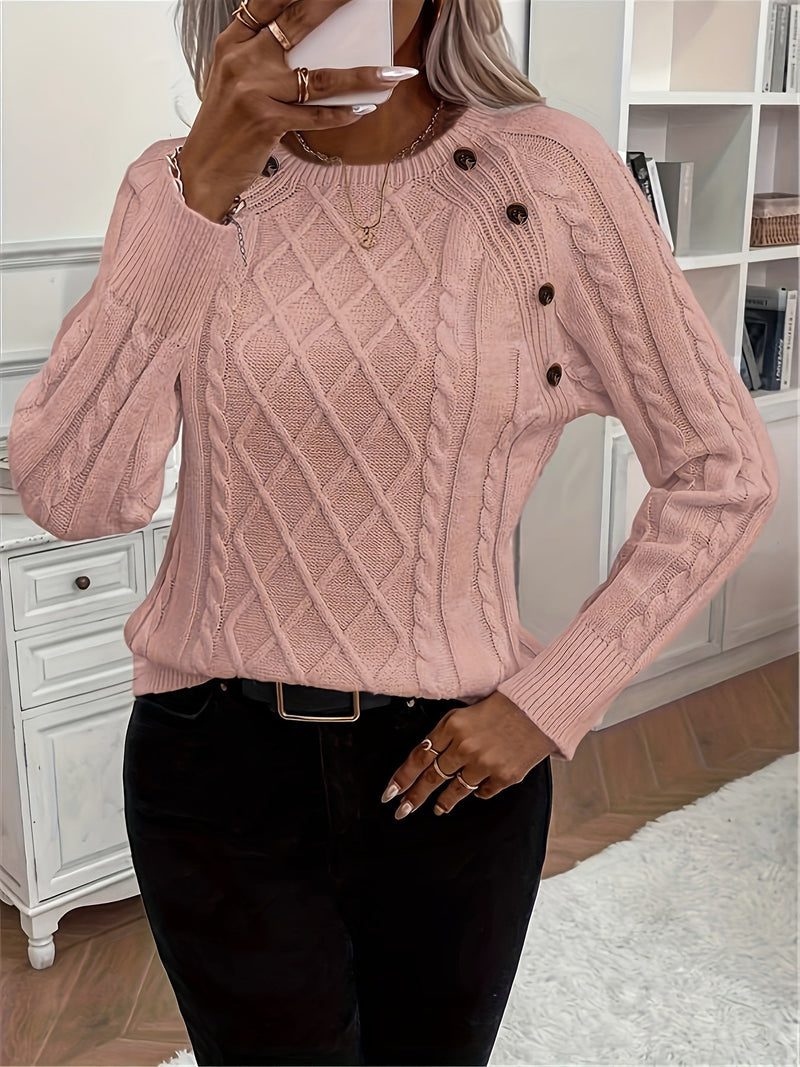 A Vintage Style Sweater with Delicate Timeless Details