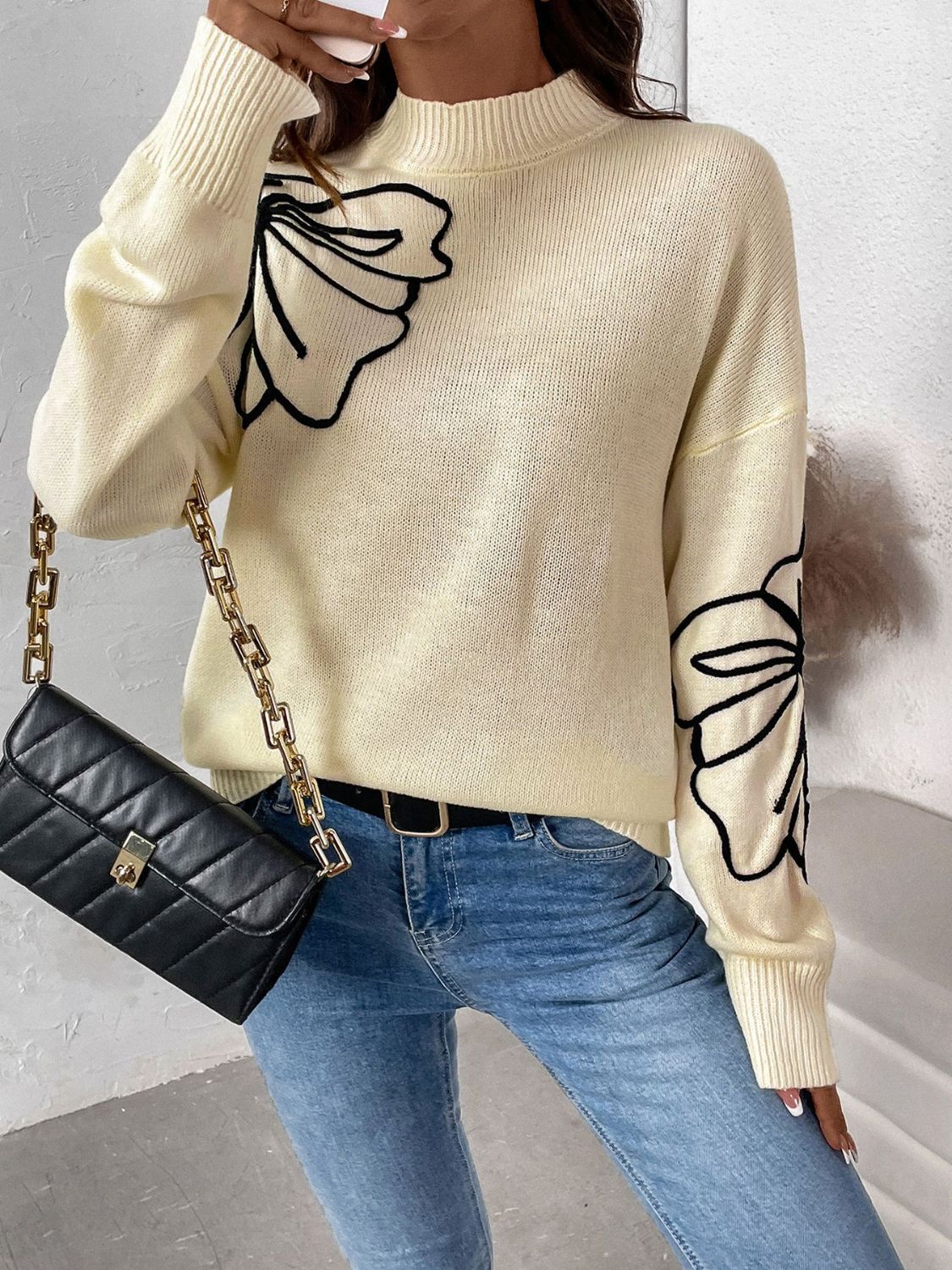 Gracefully Styled Sweater for Any Occasion