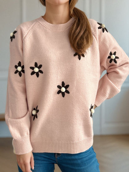 A Vintage Style Sweater with Delicate Timeless Details