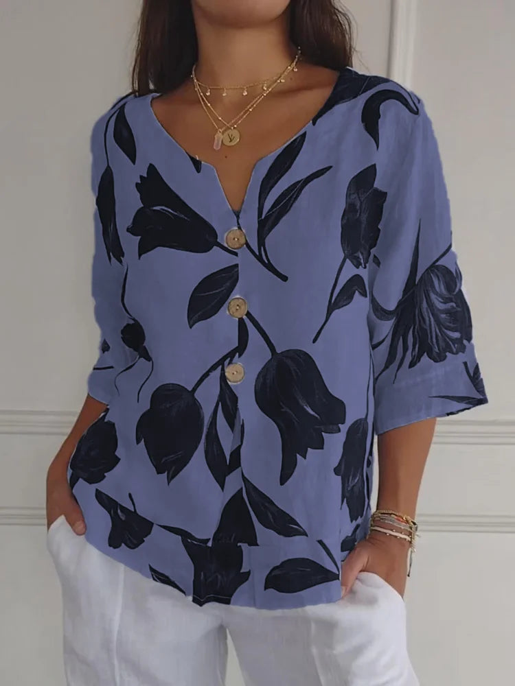 A Vintage Style Blouse with Delicate Timeless Details