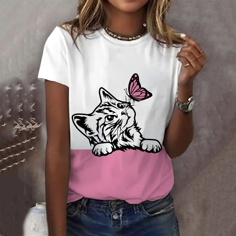 Sulokkaasti suunniteltu T-Paita