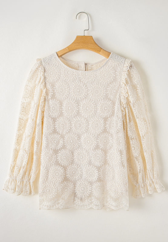 Classic Vintage Blouse with a Flattering Fit