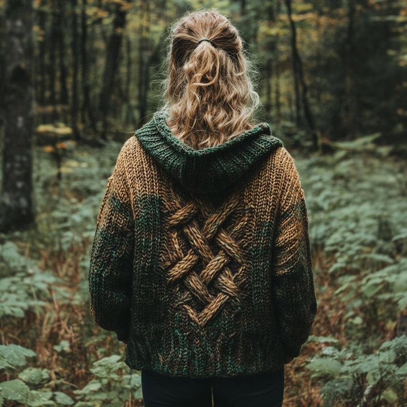 Kauniisti valmistettu Neuletakki