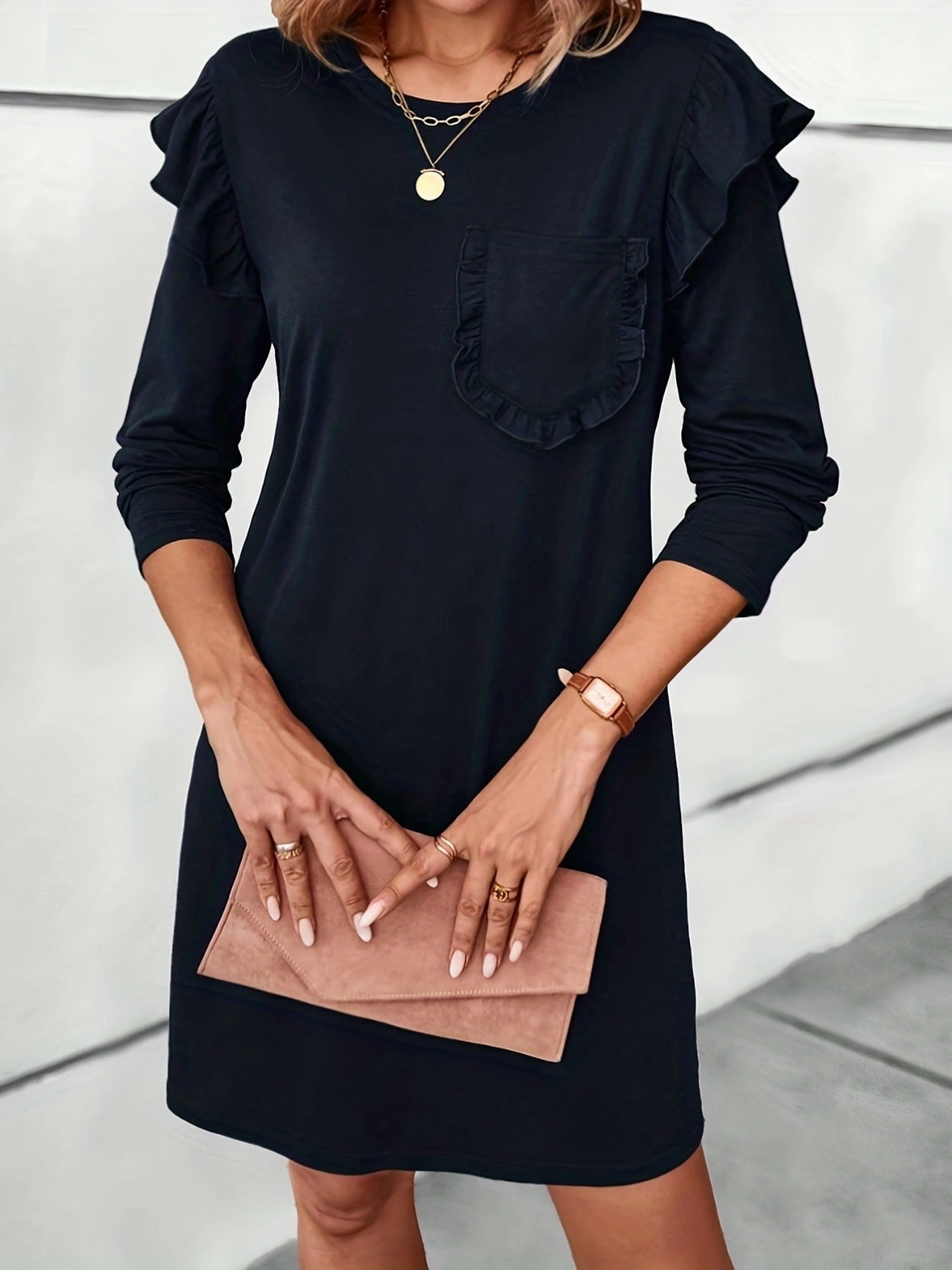 Elegantly Styled Dress for Everyday Wear