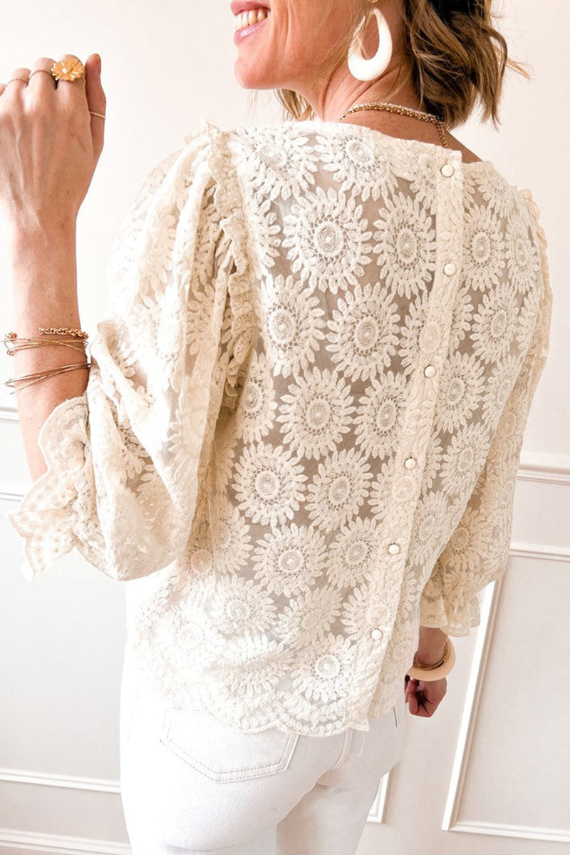 Classic Vintage Blouse with a Flattering Fit