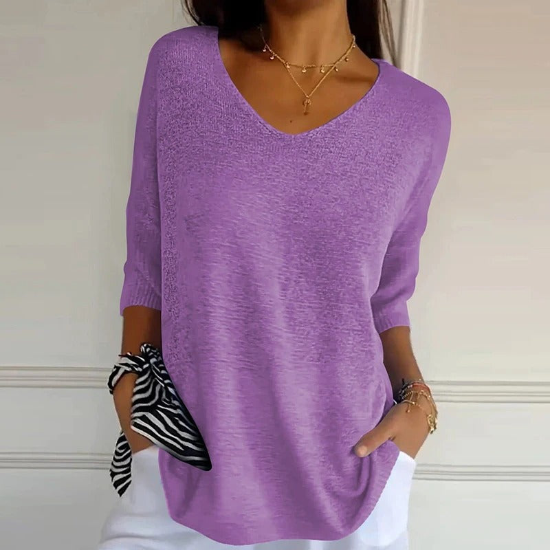 Kauniisti valmistettu Villapaita