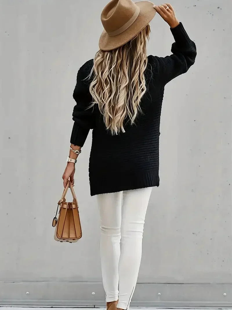 A Vintage Style Sweater with Delicate Timeless Details