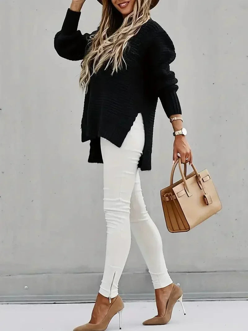 A Vintage Style Sweater with Delicate Timeless Details