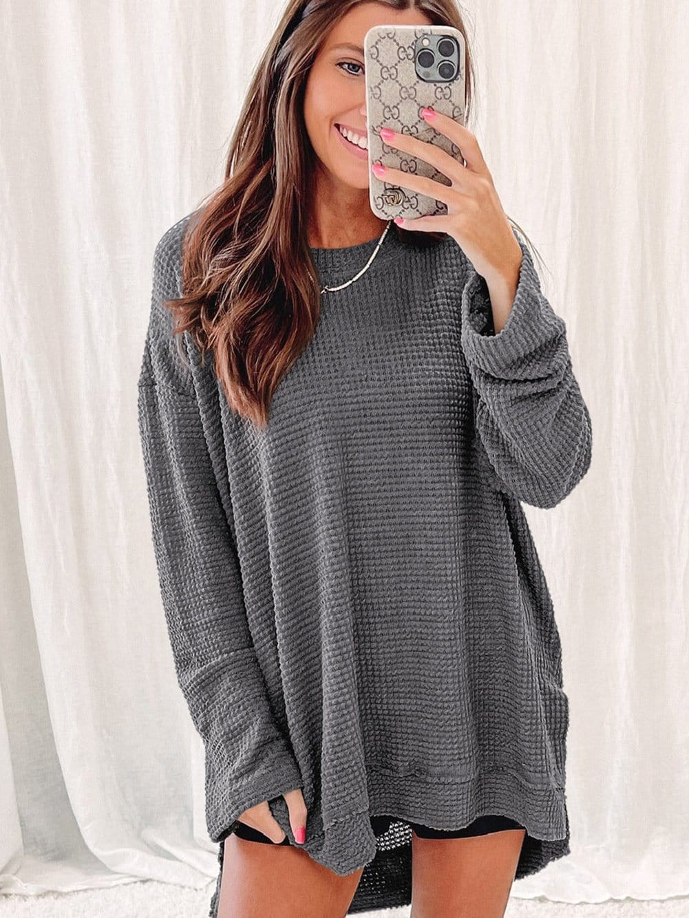 A Vintage Style Sweater with Delicate Timeless Details