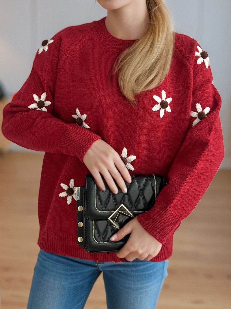 A Vintage Style Sweater with Delicate Timeless Details