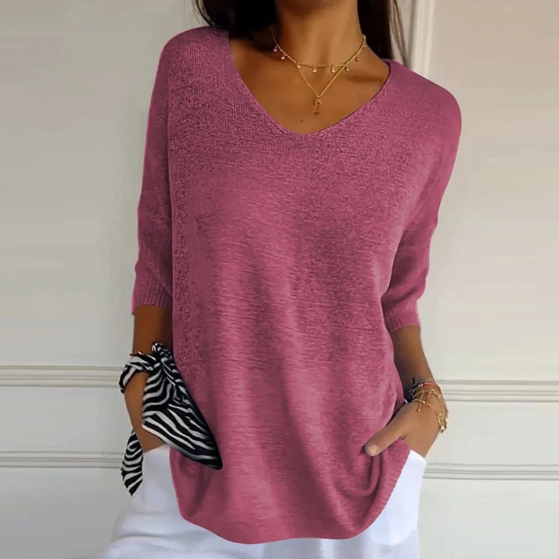 Kauniisti valmistettu Villapaita