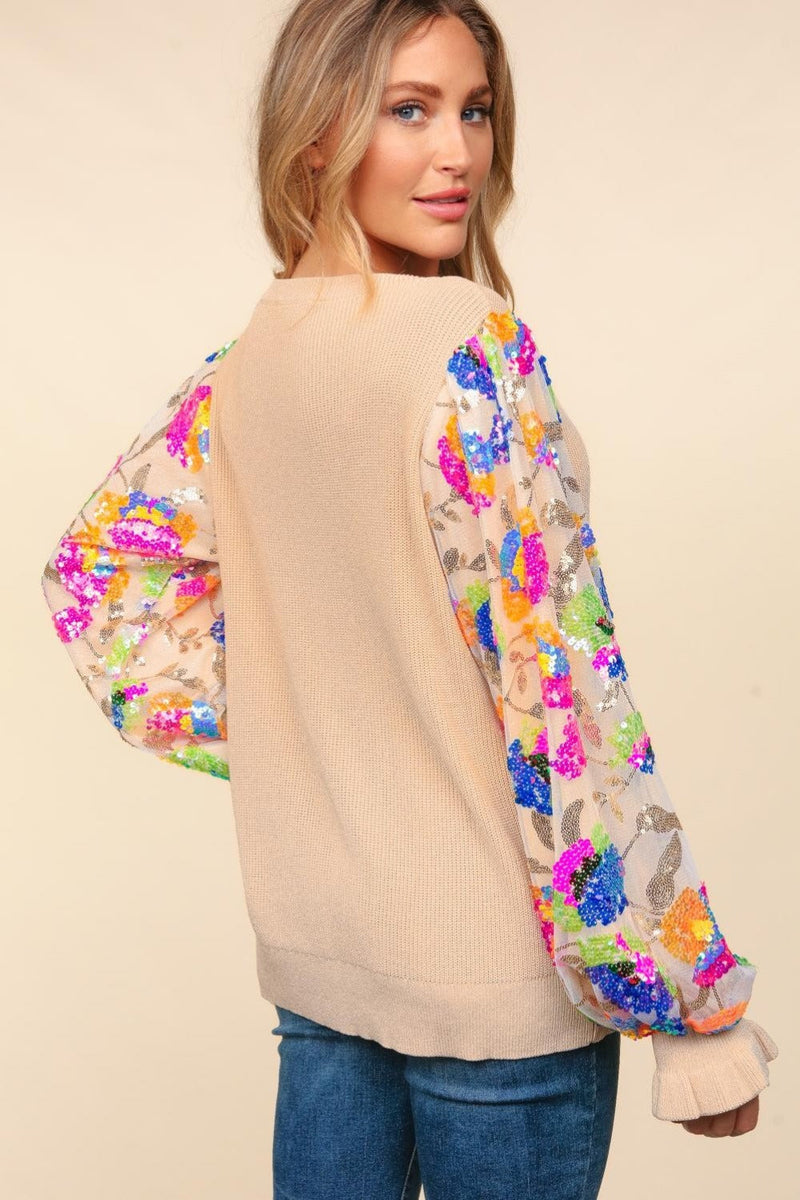 Vintage Inspired Sweater with a Contemporary Edge