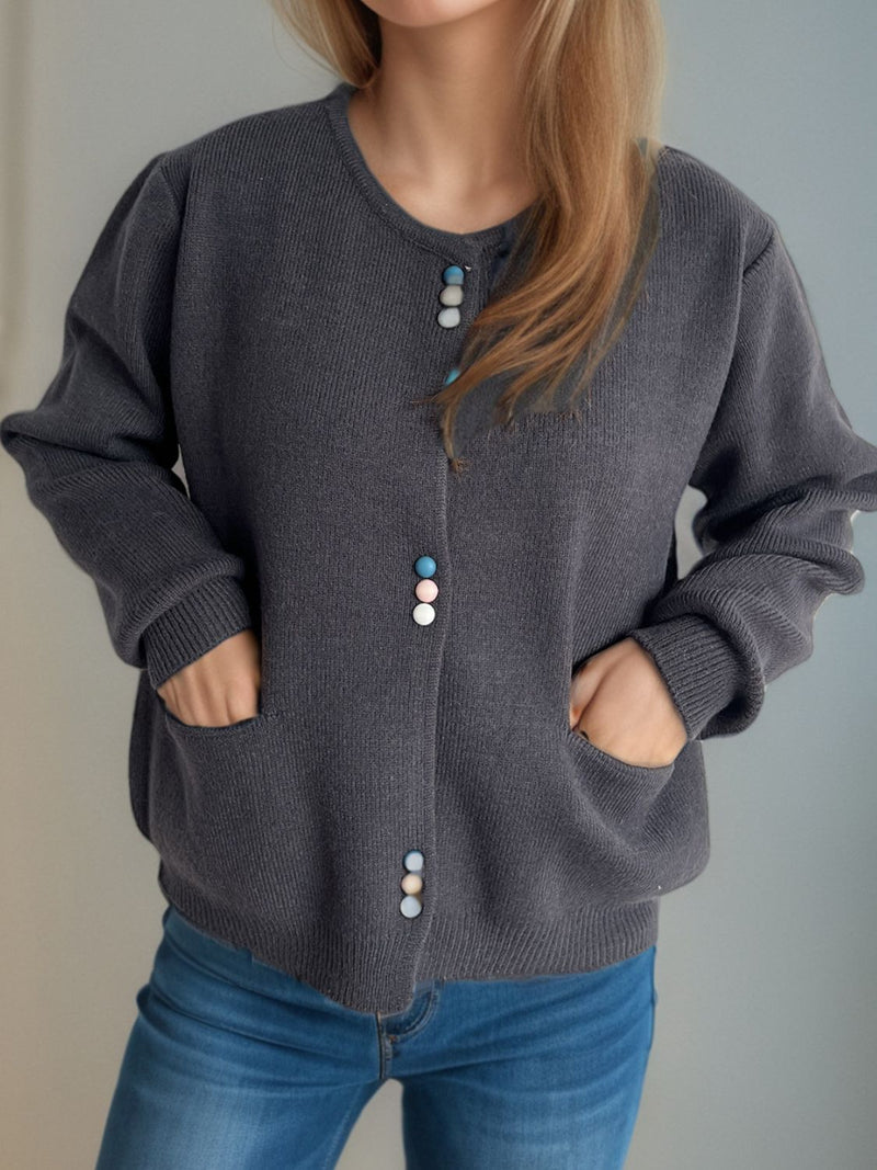 A Vintage Style Cardigan with Delicate Timeless Details