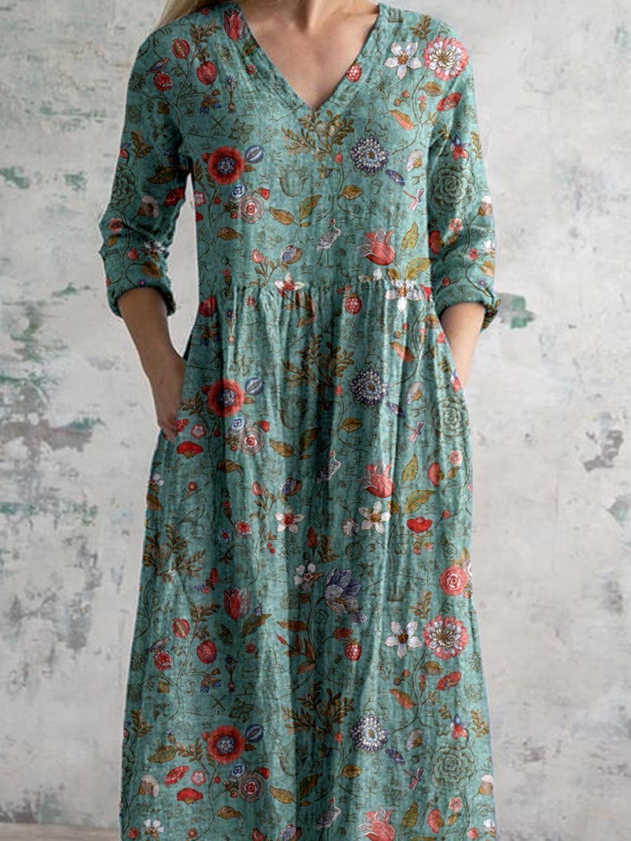 A Vintage Style Dress with Delicate Timeless Details
