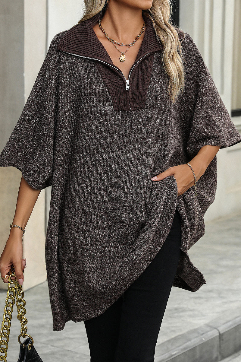 Sulokkaasti suunniteltu Villapaita