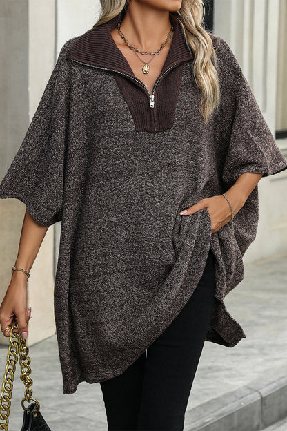 Sulokkaasti suunniteltu Villapaita