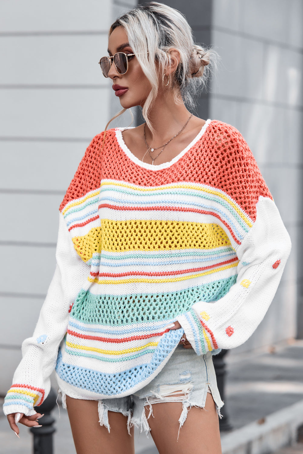 Classic Vintage Sweater with a Flattering Fit