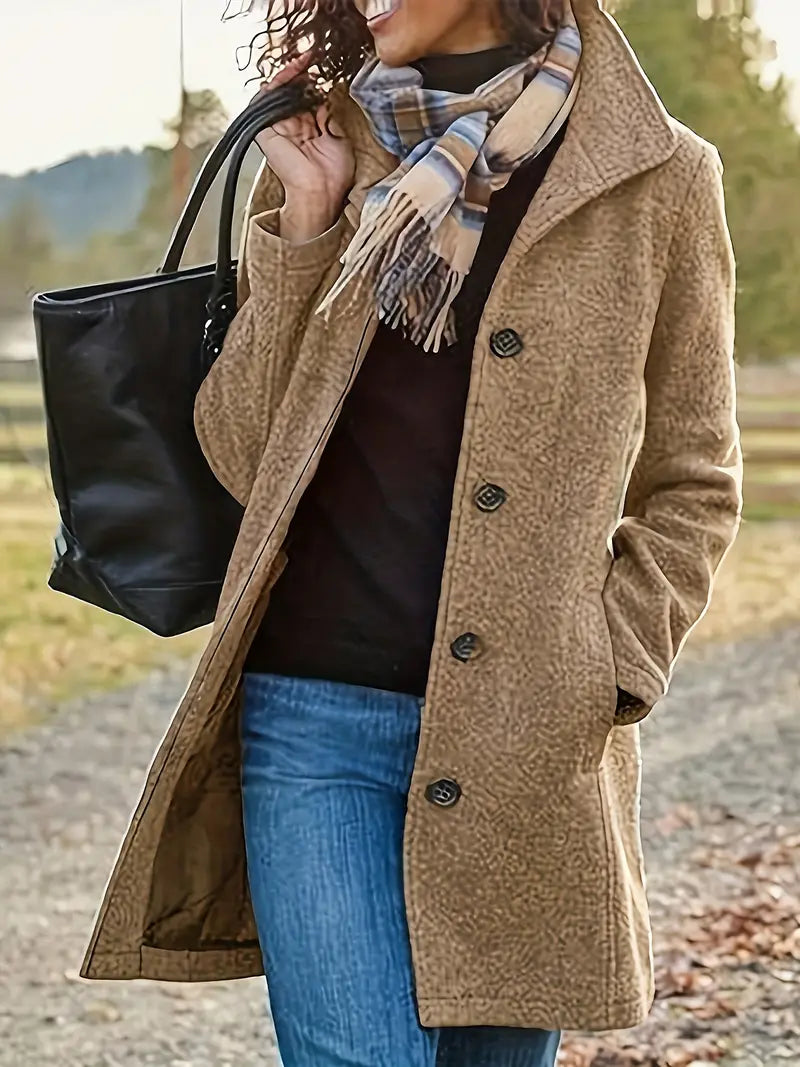Classic Vintage Coat with a Flattering Fit