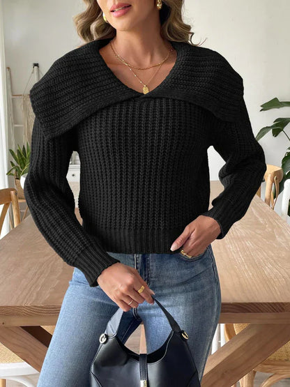 Well Tailored Sweater with a Graceful Silhouette