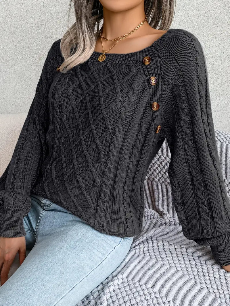 Vintage Inspired Sweater with a Contemporary Edge