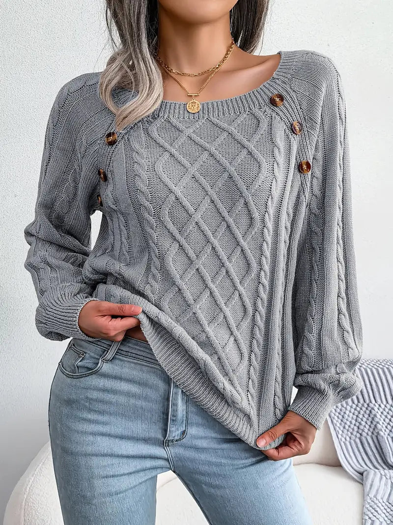Vintage Inspired Sweater with a Contemporary Edge