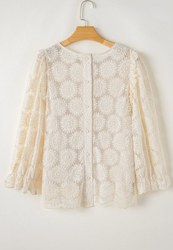 Classic Vintage Blouse with a Flattering Fit