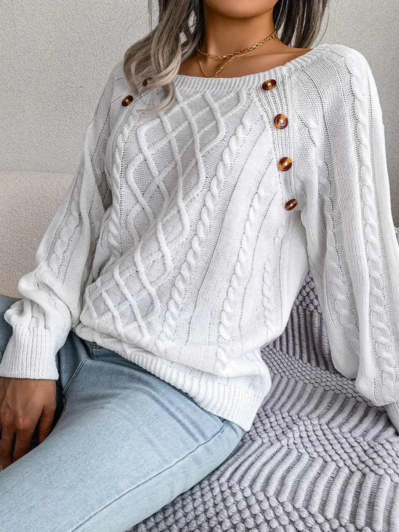 Vintage Inspired Sweater with a Contemporary Edge