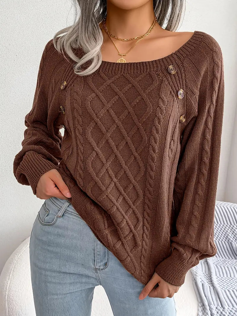 Vintage Inspired Sweater with a Contemporary Edge