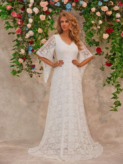 A Vintage Style Dress with Delicate Timeless Details